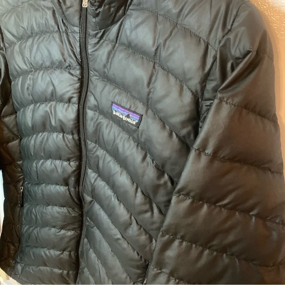 Patagonia Down Sweater Jacket Black Goose Insulated Puffer XS - Picture 4 of 11